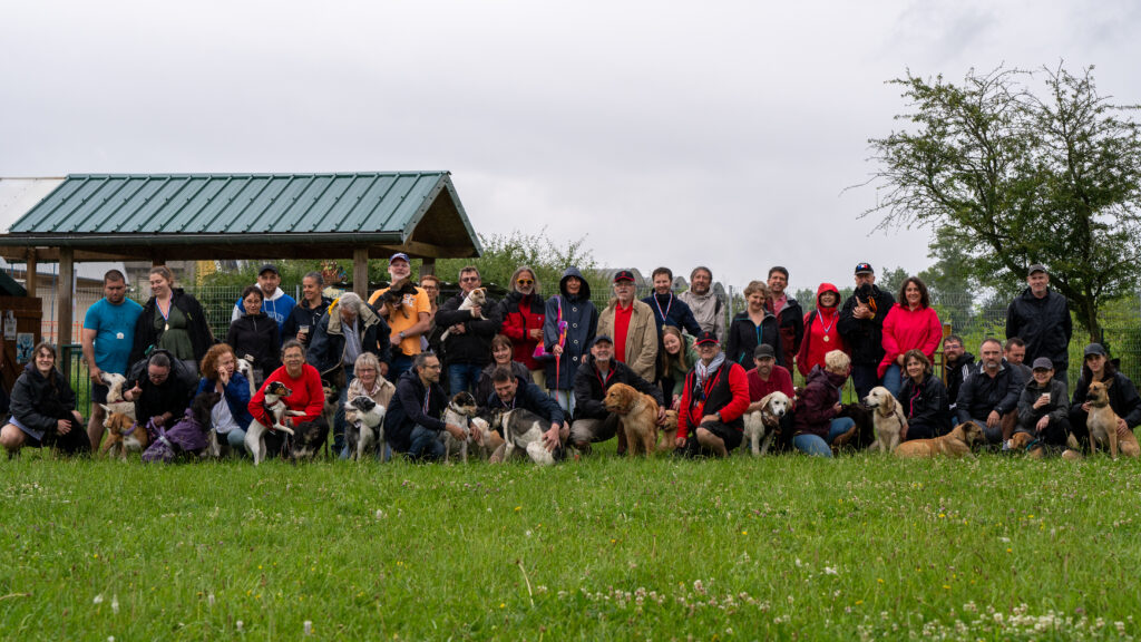 Photo de groupe après les épreuves.